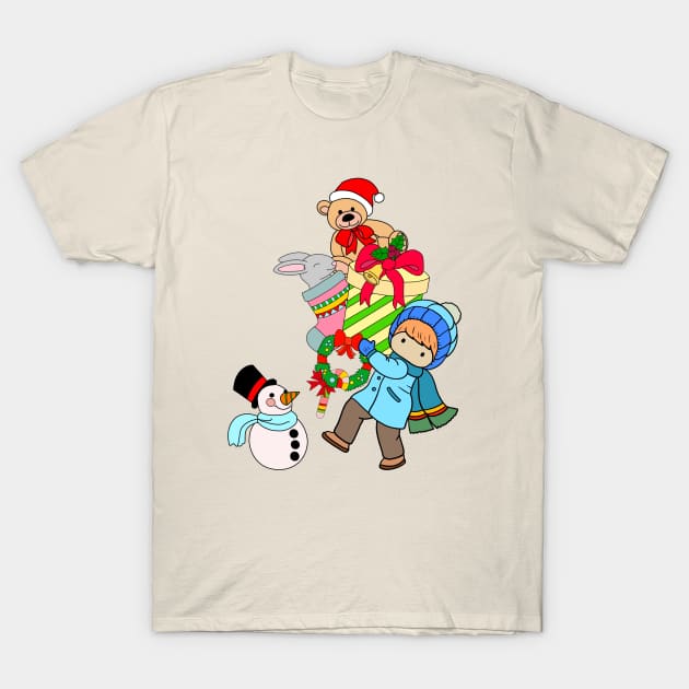 Lovely Christmas T-Shirt by IdinDesignShop